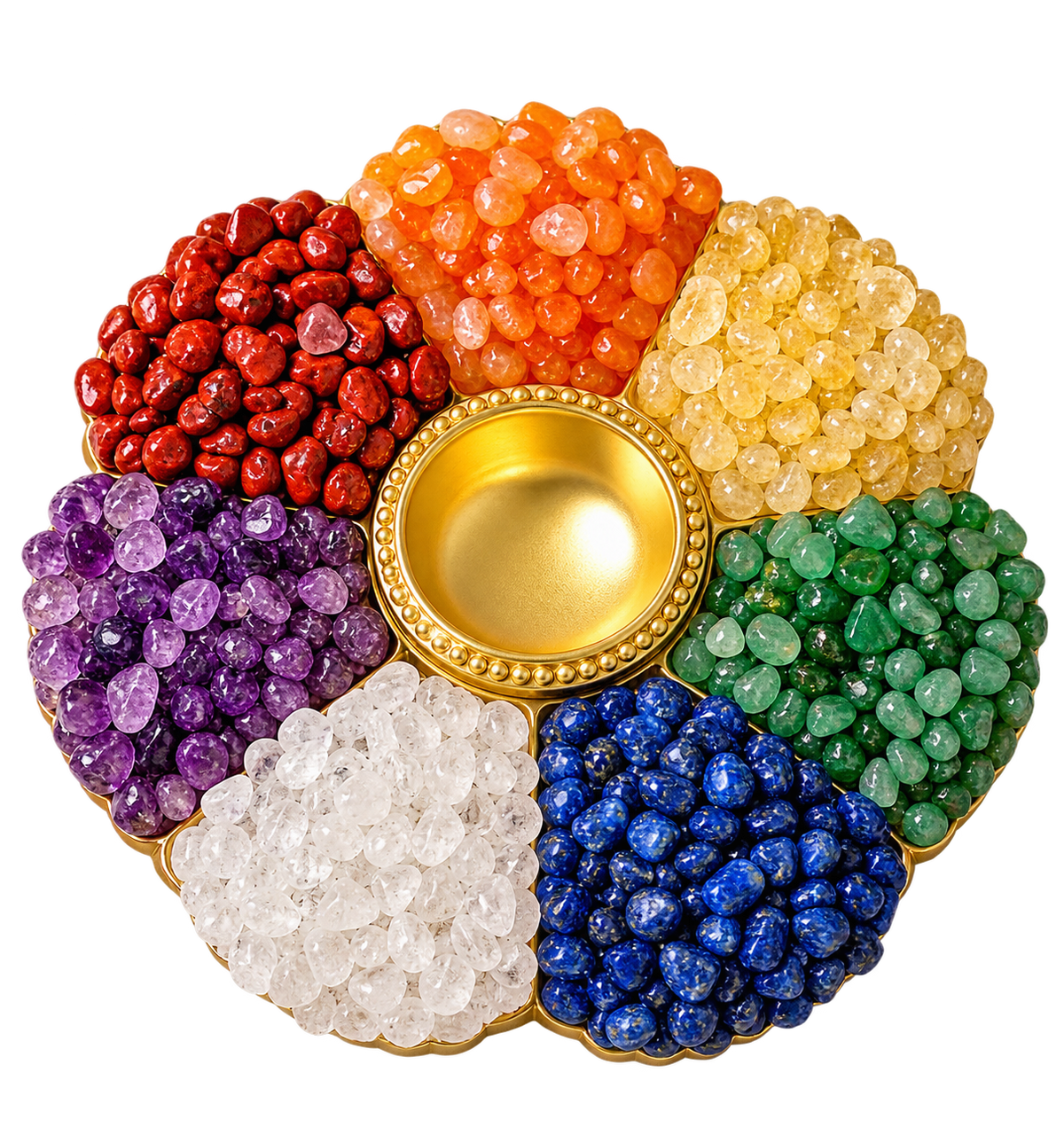 7 Chakra Crystal Diya