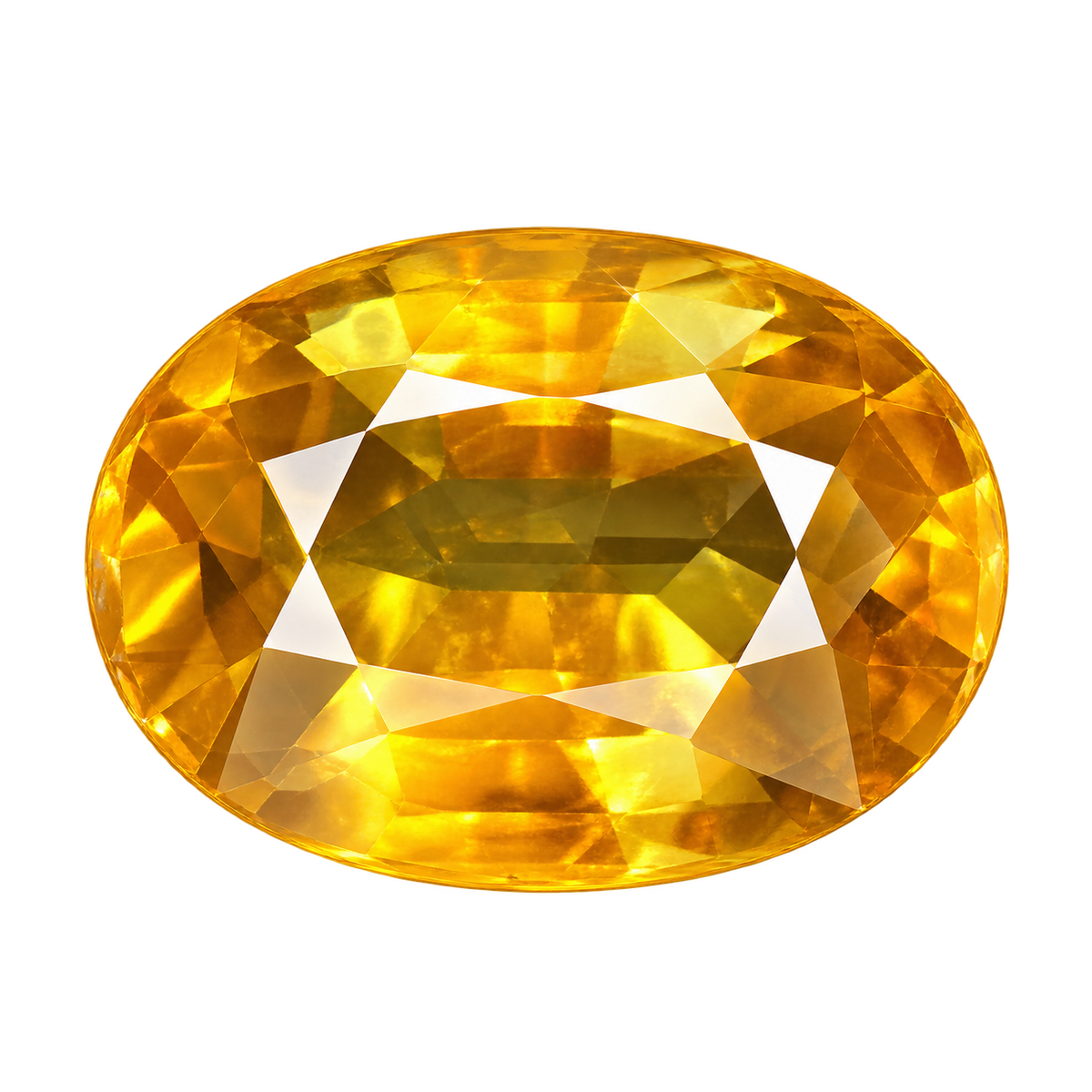 Yellow Natural Bangkok Sapphire (Pukhraj) Gemstone