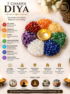 7 Chakra Crystal Diya